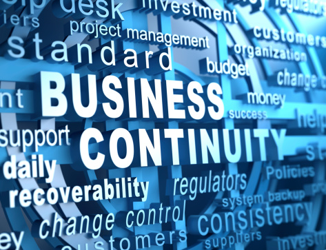 business continuity and related words